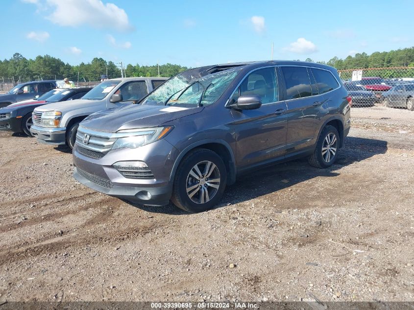 2018 Honda Pilot Ex-L VIN: 5FNYF6H7XJB062465 Lot: 39390695