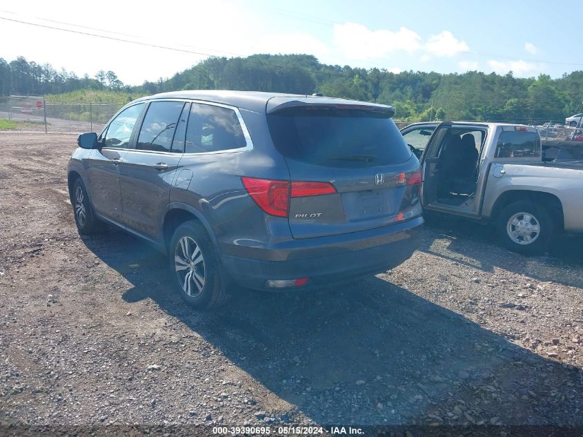 2018 Honda Pilot Ex-L VIN: 5FNYF6H7XJB062465 Lot: 39390695