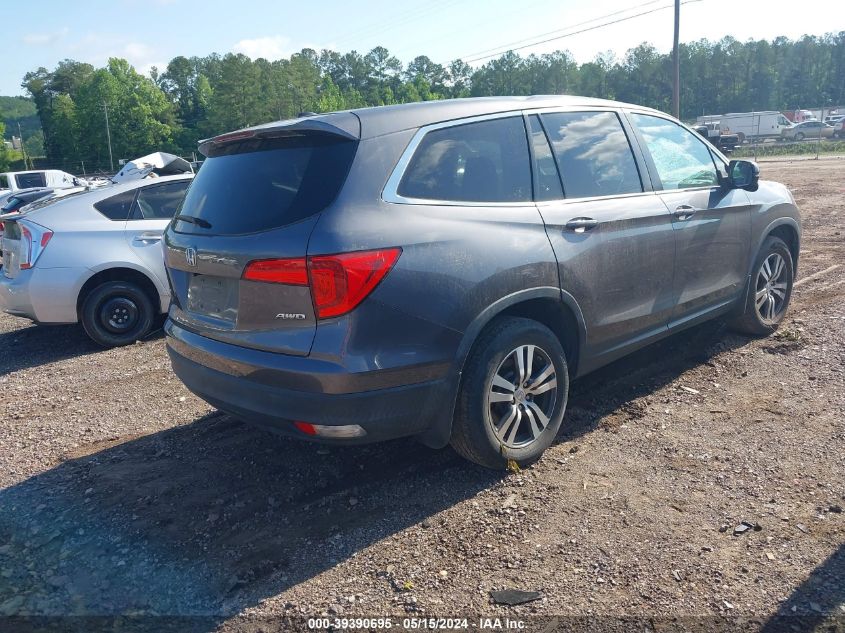 2018 Honda Pilot Ex-L VIN: 5FNYF6H7XJB062465 Lot: 39390695