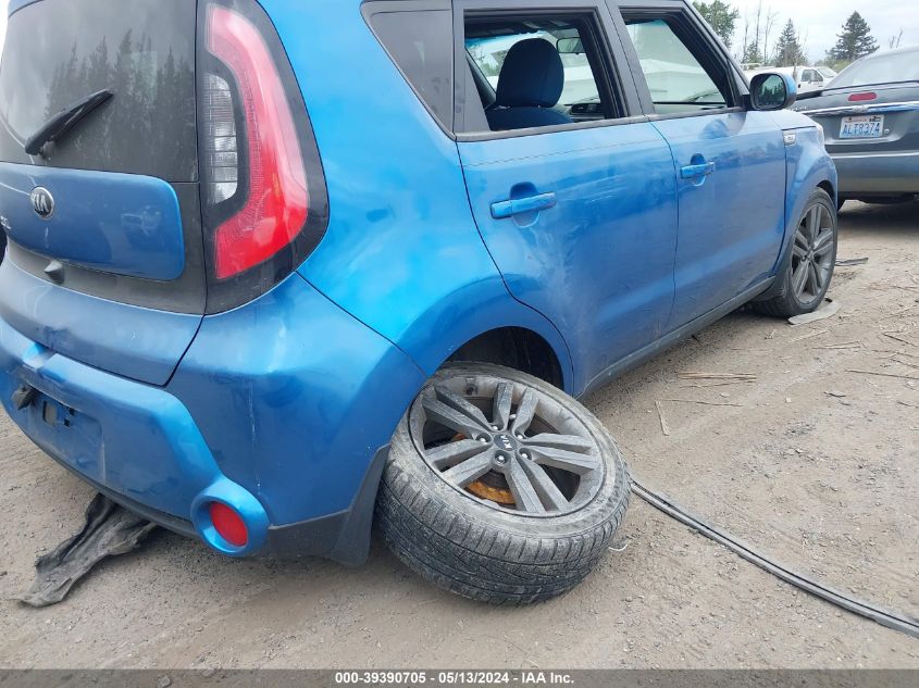 2015 Kia Soul + VIN: KNDJP3A50F7156986 Lot: 39390705