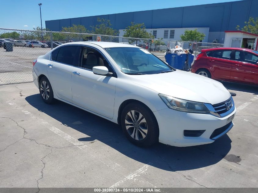 2013 Honda Accord Lx VIN: 1HGCR2F30DA052231 Lot: 39390724