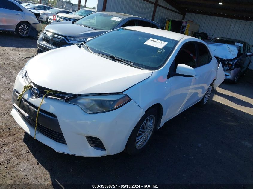 2015 Toyota Corolla Le VIN: 2T1BURHE8FC397635 Lot: 39390757