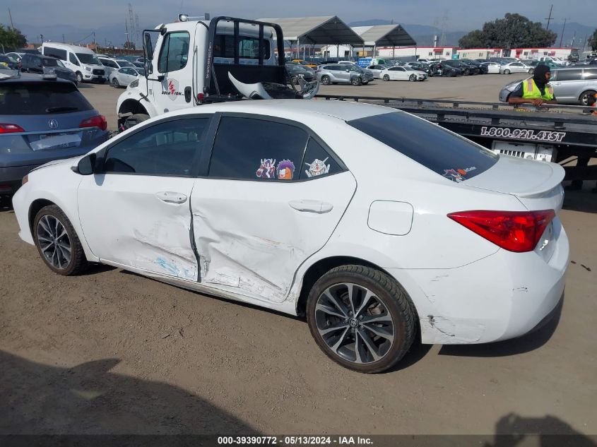 2017 Toyota Corolla Se VIN: 2T1BURHE4HC792558 Lot: 39390772