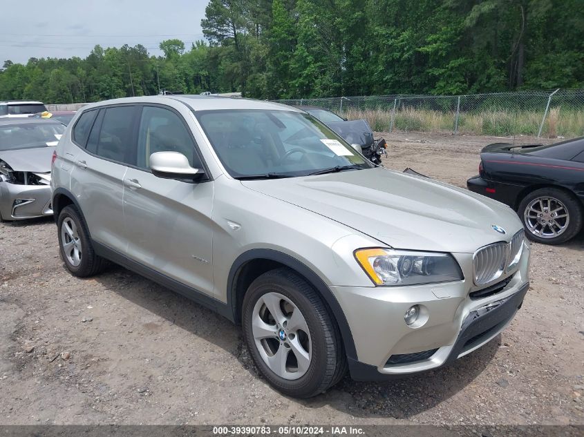 2012 BMW X3 xDrive28I VIN: 5UXWX5C52CL722310 Lot: 39390783