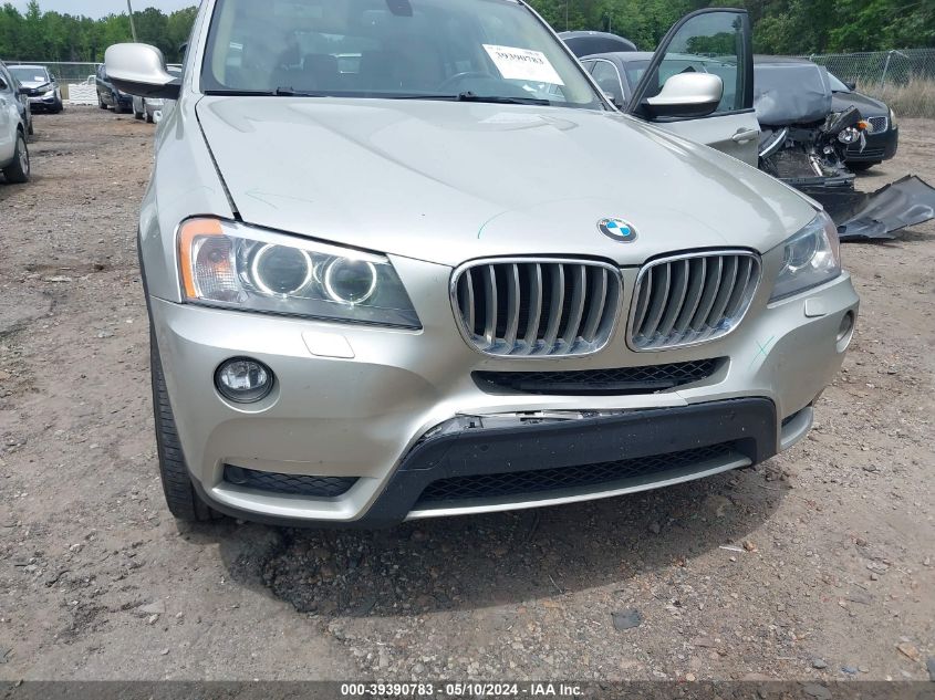 2012 BMW X3 xDrive28I VIN: 5UXWX5C52CL722310 Lot: 39390783