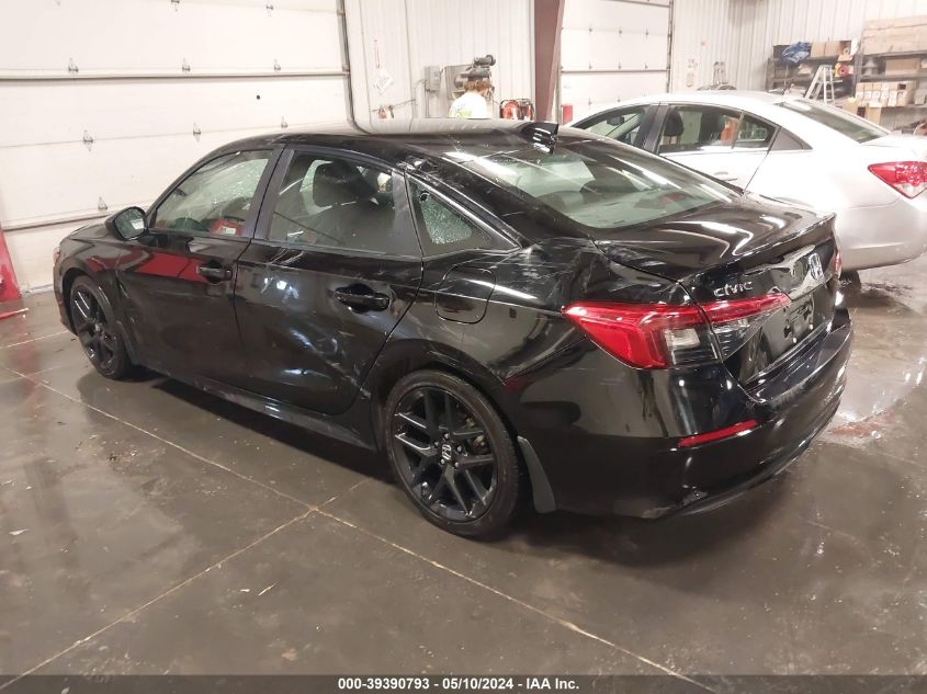 2022 Honda Civic Sport VIN: 2HGFE2F58NH581746 Lot: 39390793