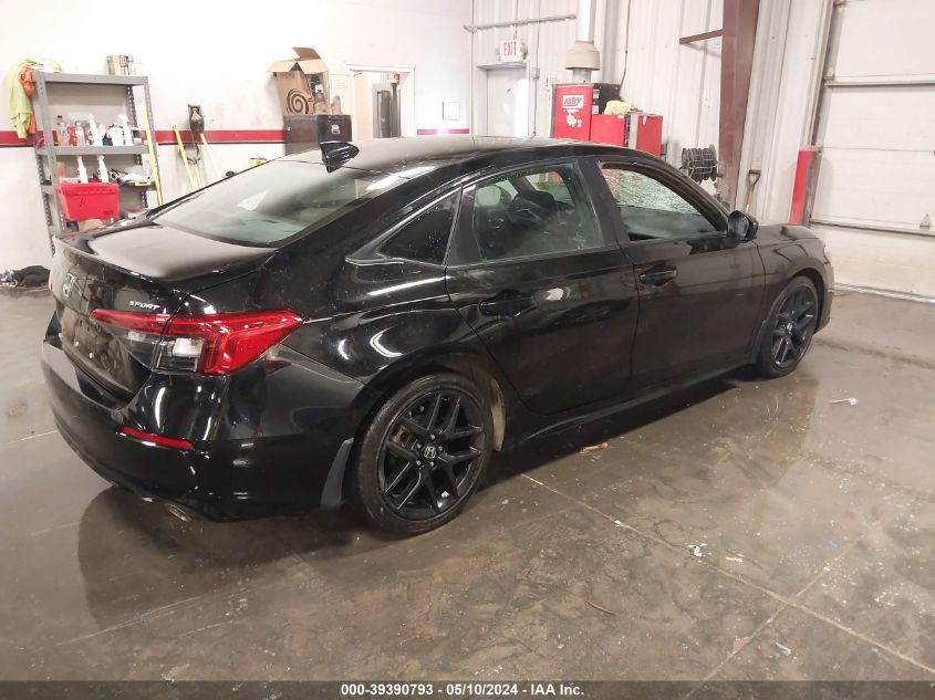 2022 Honda Civic Sport VIN: 2HGFE2F58NH581746 Lot: 39390793