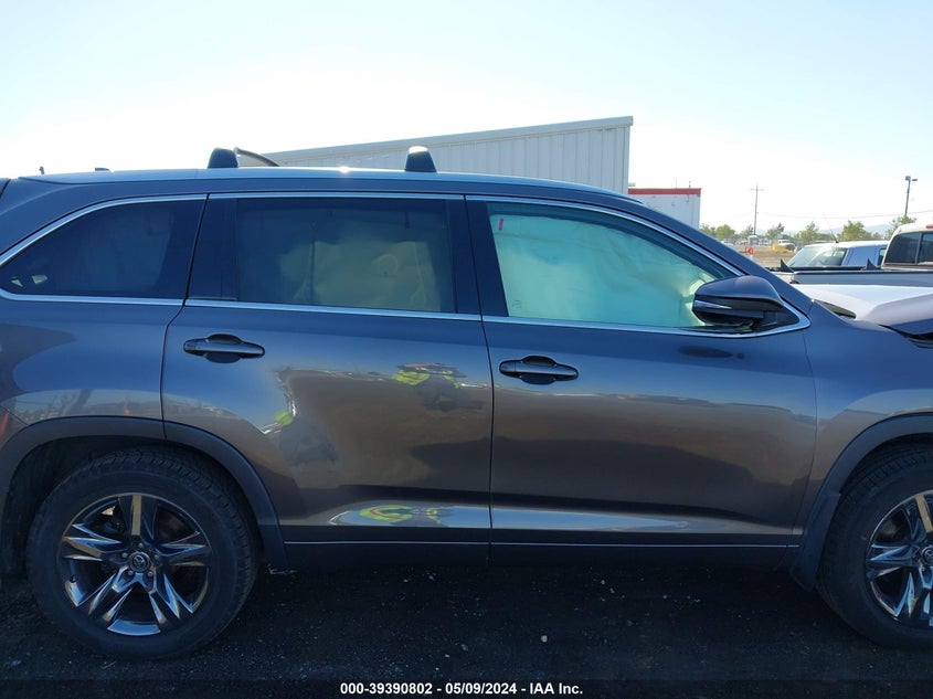 2018 TOYOTA HIGHLANDER LIMITED PLATINUM - 5TDDZRFHXJS804054