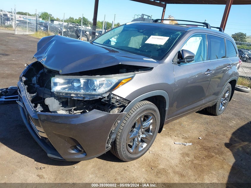 2018 TOYOTA HIGHLANDER LIMITED PLATINUM - 5TDDZRFHXJS804054