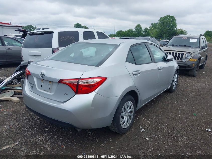 2018 Toyota Corolla Le VIN: 5YFBURHE0JP791610 Lot: 39390813