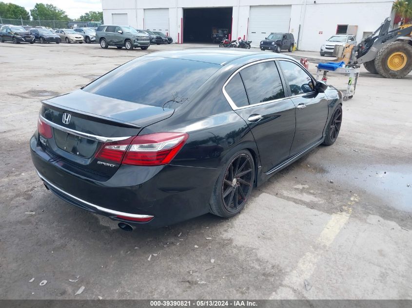 2017 Honda Accord Sport VIN: 1HGCR2F50HA022900 Lot: 39390821