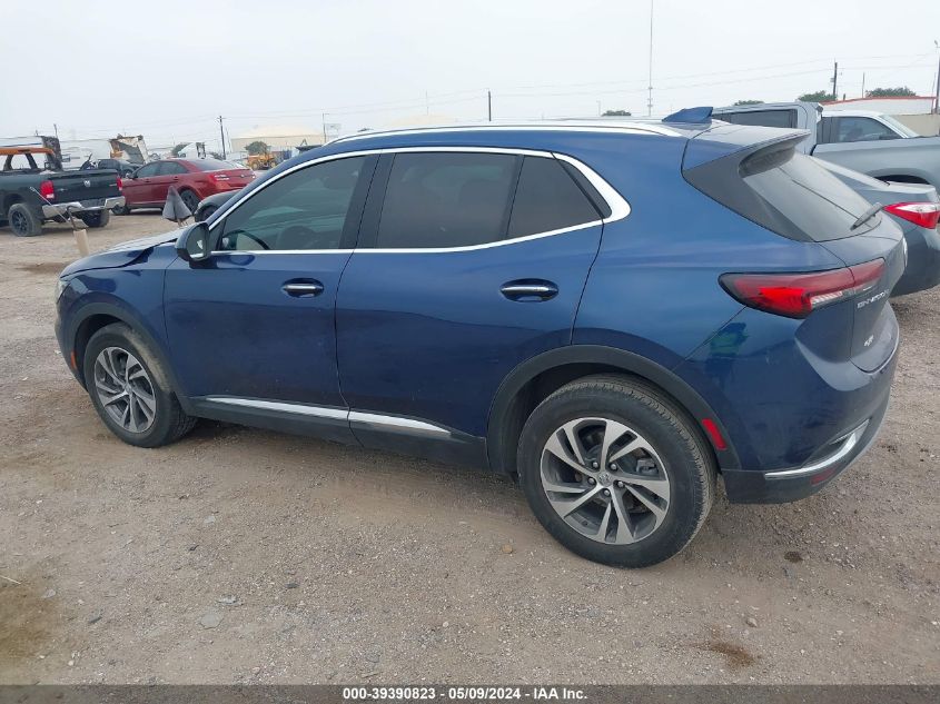 2022 Buick Envision Fwd Essence VIN: LRBFZNR44ND021144 Lot: 39390823