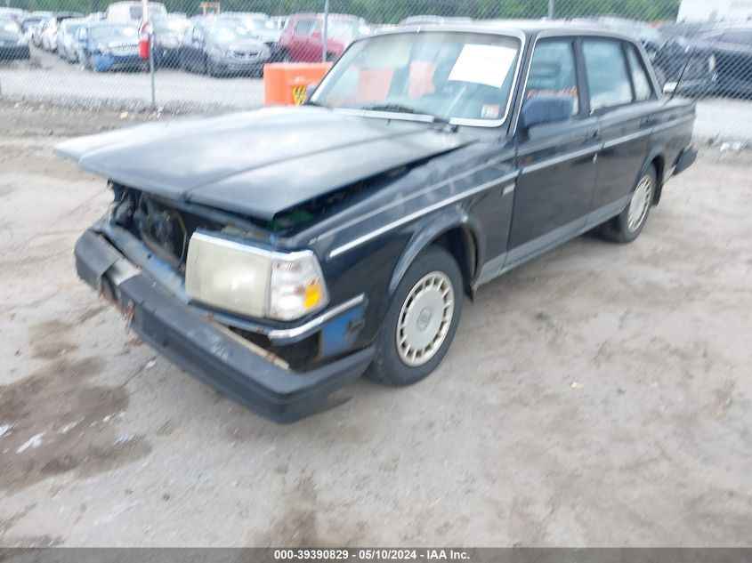 1986 Volvo 244 Dl/Gl VIN: YV1AX884XG1189535 Lot: 39390829