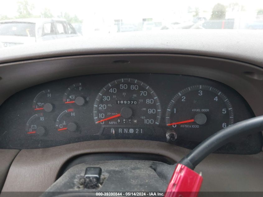 1998 Ford F-150 Lariat/Standard/Xl/Xlt VIN: 1FTZF18W7WNA36915 Lot: 39390844