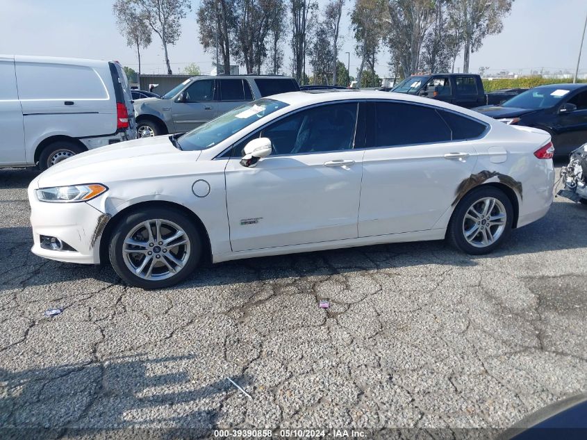 2016 Ford Fusion Energi Titanium VIN: 3FA6P0SU6GR144934 Lot: 39390858