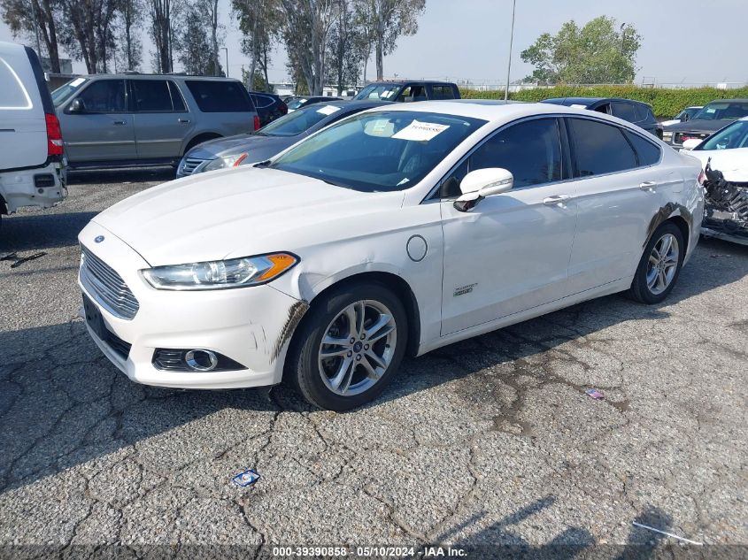 2016 Ford Fusion Energi Titanium VIN: 3FA6P0SU6GR144934 Lot: 39390858