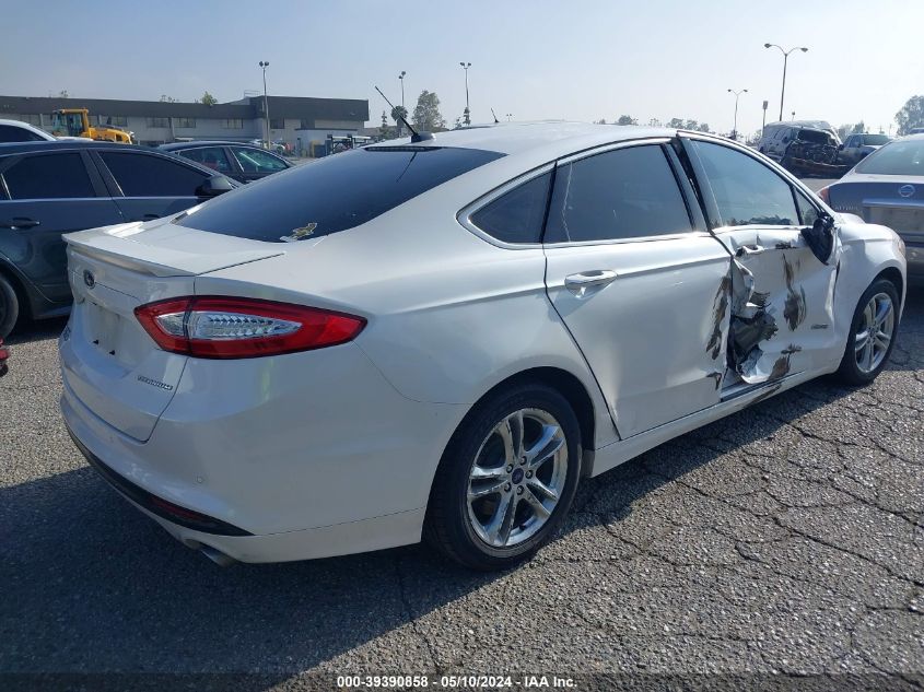 2016 Ford Fusion Energi Titanium VIN: 3FA6P0SU6GR144934 Lot: 39390858