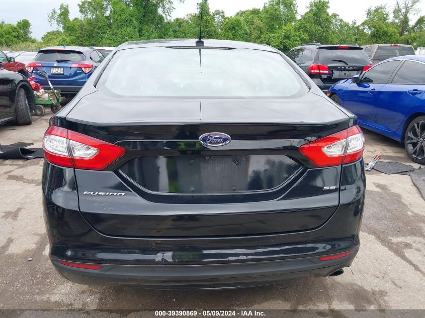 2016 Ford Fusion Se VIN: 1FA6P0H74G5121513 Lot: 39390869