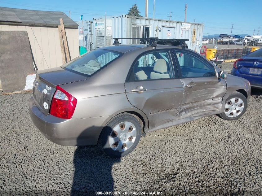 2006 Kia Spectra Lx/Ex VIN: KNAFE122065267499 Lot: 39390870