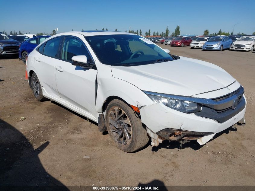 2018 Honda Civic Ex VIN: 19XFC2F84JE207803 Lot: 39390875