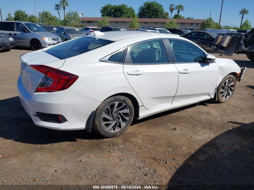 2018 Honda Civic Ex VIN: 19XFC2F84JE207803 Lot: 39390875