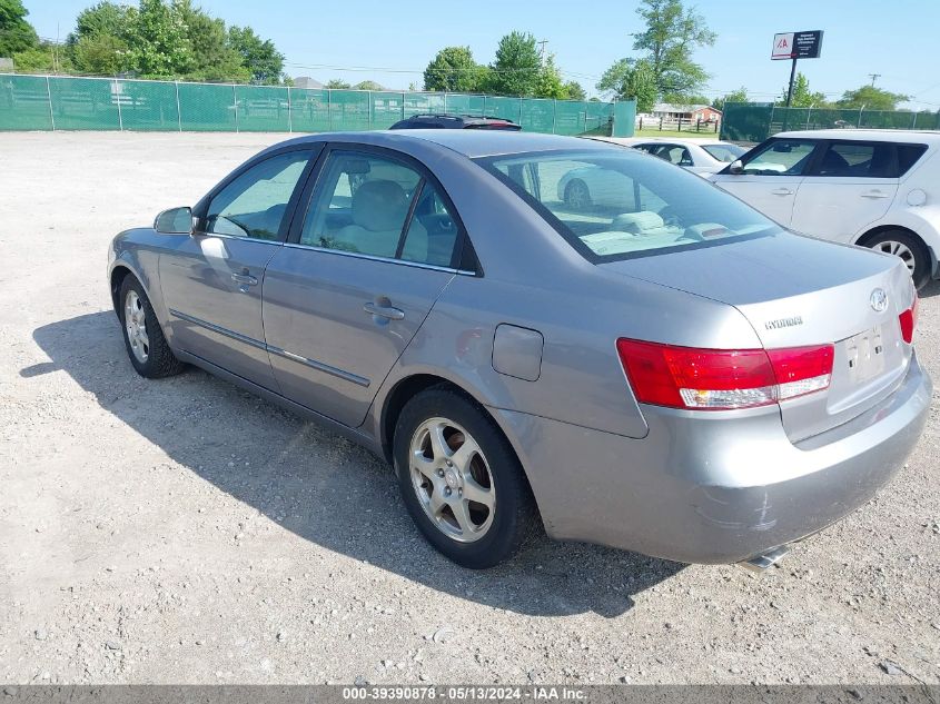 2006 Hyundai Sonata Gls V6/Lx V6 VIN: 5NPEU46F96H135650 Lot: 39390878