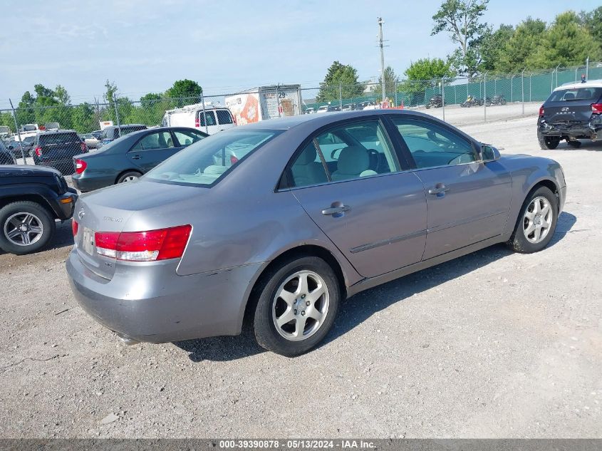 2006 Hyundai Sonata Gls V6/Lx V6 VIN: 5NPEU46F96H135650 Lot: 39390878