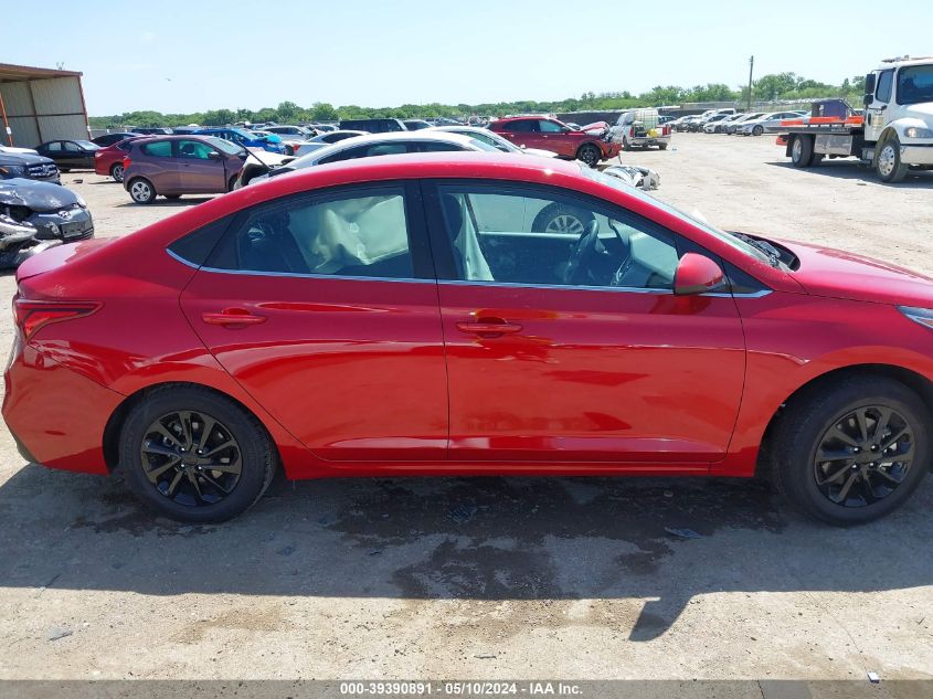 2022 Hyundai Accent Sel VIN: 3KPC24A68NE178223 Lot: 39390891