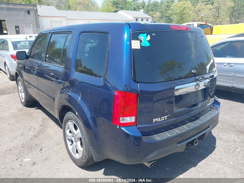 5FNYF4H56DB045783 2013 Honda Pilot Ex-L