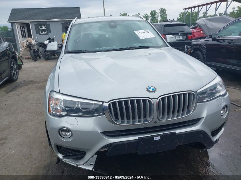 2016 BMW X3 xDrive28D VIN: 5UXWY3C53G0N86827 Lot: 39390912