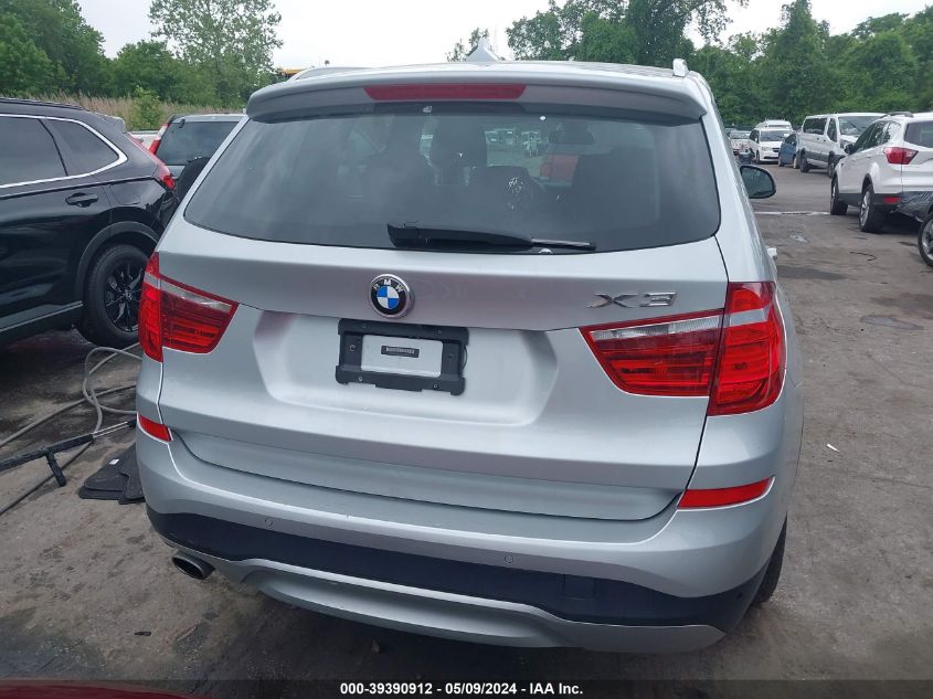 2016 BMW X3 xDrive28D VIN: 5UXWY3C53G0N86827 Lot: 39390912