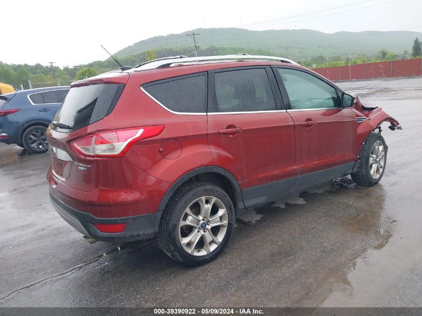 2014 Ford Escape Titanium VIN: 1FMCU9JX6EUB42138 Lot: 39390922