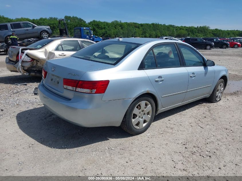 2007 Hyundai Sonata Gls VIN: 5NPET46C67H293504 Lot: 39390936