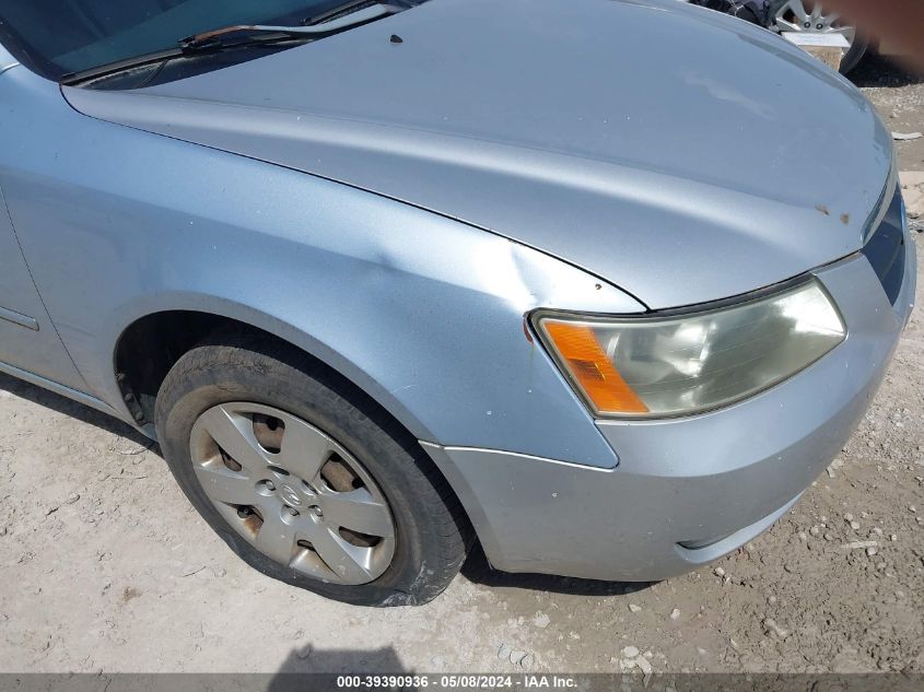 2007 Hyundai Sonata Gls VIN: 5NPET46C67H293504 Lot: 39390936