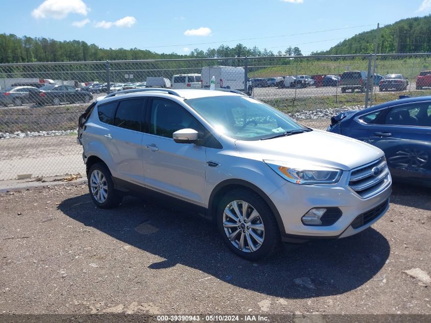 2017 Ford Escape Titanium VIN: 1FMCU0J90HUD15296 Lot: 39390943