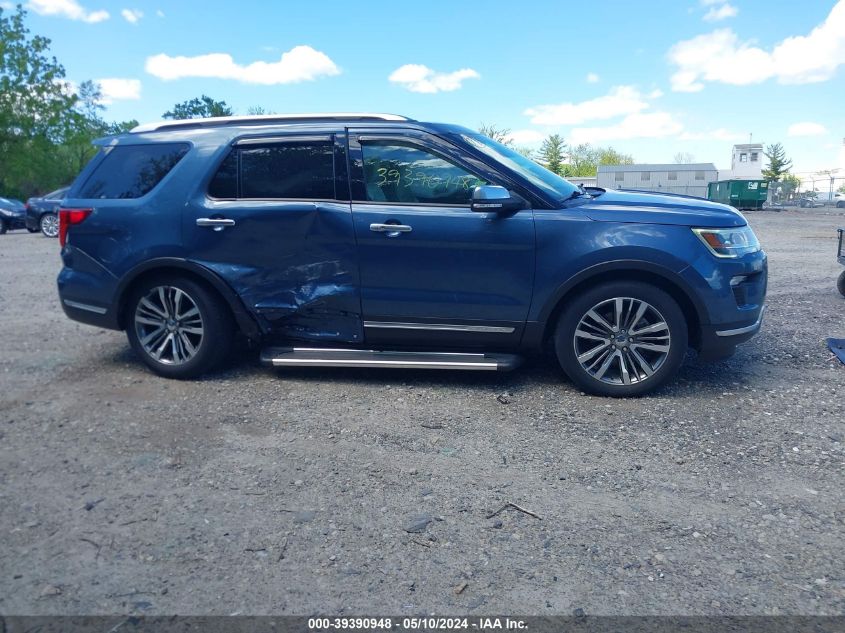 2018 Ford Explorer Platinum VIN: 1FM5K8HT9JGC53707 Lot: 39390948