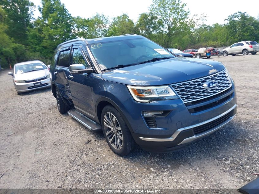 2018 Ford Explorer Platinum VIN: 1FM5K8HT9JGC53707 Lot: 39390948