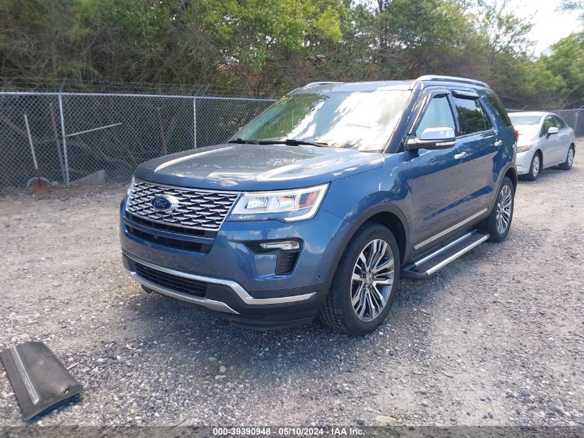 2018 Ford Explorer Platinum VIN: 1FM5K8HT9JGC53707 Lot: 39390948