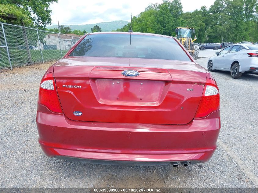 2012 Ford Fusion Se VIN: 3FAHP0HA9CR381658 Lot: 39390960