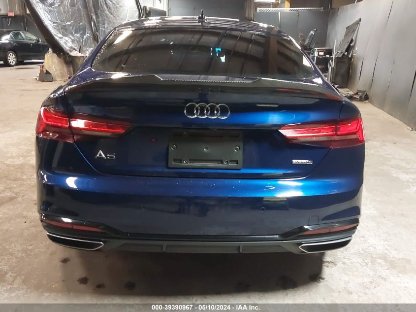 2021 Audi A5 Sportback Premium Plus 45 Tfsi Quattro S Tronic VIN: WAUFACF55MA008555 Lot: 39390967