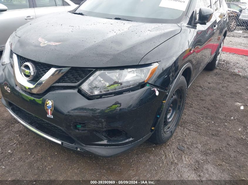 2016 Nissan Rogue S VIN: JN8AT2MT1GW026372 Lot: 39390969