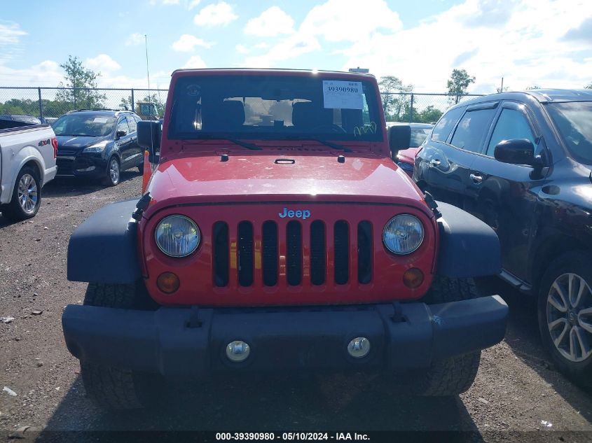 2012 Jeep Wrangler Unlimited Sport VIN: 1C4BJWDG7CL214454 Lot: 39390980