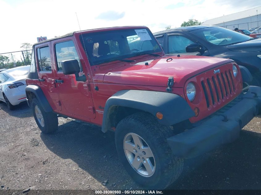 2012 Jeep Wrangler Unlimited Sport VIN: 1C4BJWDG7CL214454 Lot: 39390980