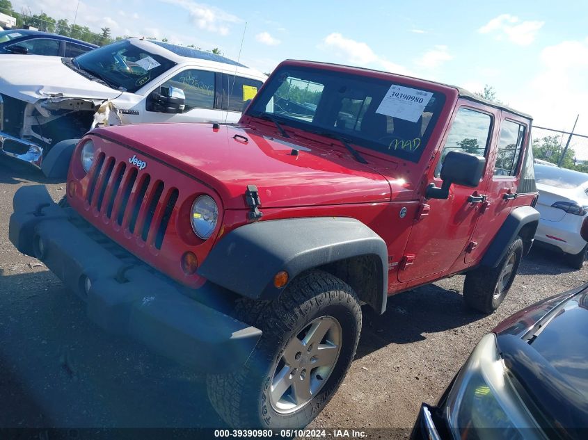 2012 Jeep Wrangler Unlimited Sport VIN: 1C4BJWDG7CL214454 Lot: 39390980