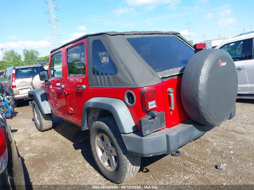 2012 Jeep Wrangler Unlimited Sport VIN: 1C4BJWDG7CL214454 Lot: 39390980