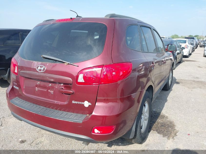 2008 Hyundai Santa Fe Gls VIN: 5NMSG13D68H163028 Lot: 39390987