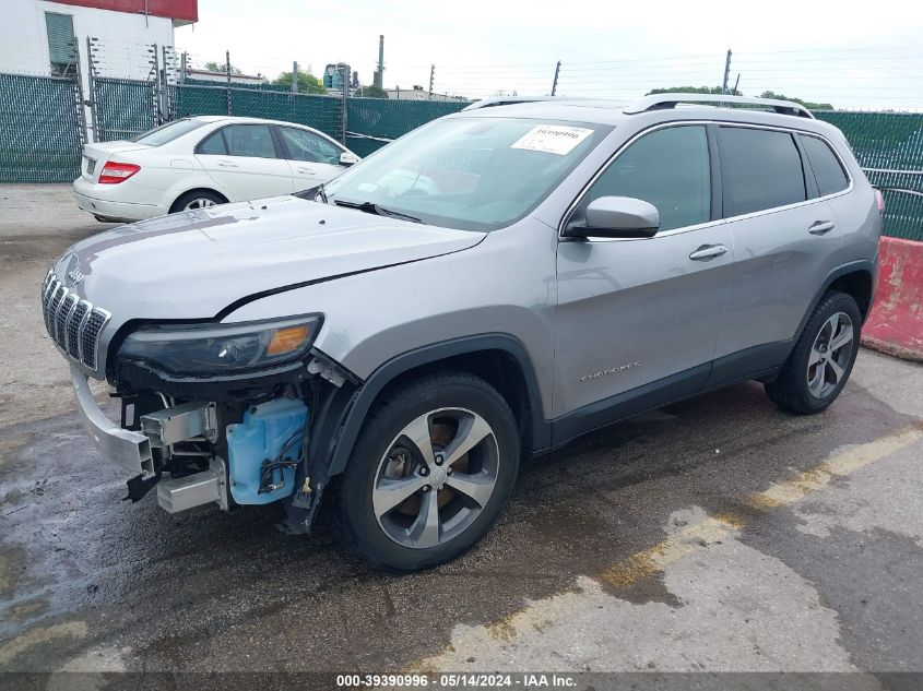 2019 Jeep Cherokee Limited 4X4 VIN: 1C4PJMDX4KD334294 Lot: 39390996