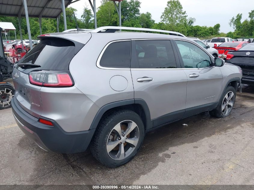 2019 Jeep Cherokee Limited 4X4 VIN: 1C4PJMDX4KD334294 Lot: 39390996