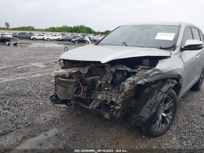 2019 Toyota Highlander Le VIN: 5TDZARFH1KS052694 Lot: 39390999