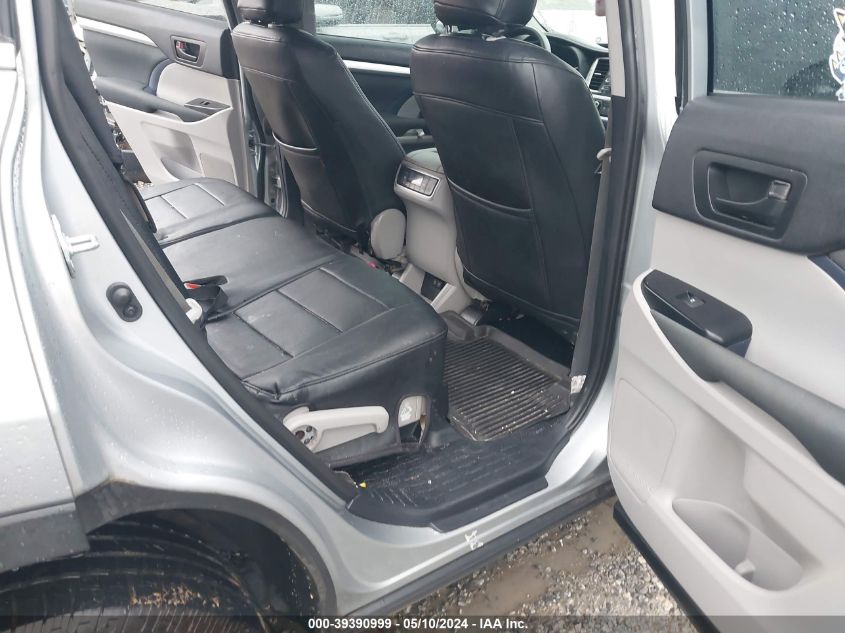 2019 Toyota Highlander Le VIN: 5TDZARFH1KS052694 Lot: 39390999